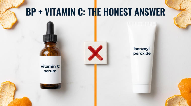benzoyl peroxide with vitamin c-serum