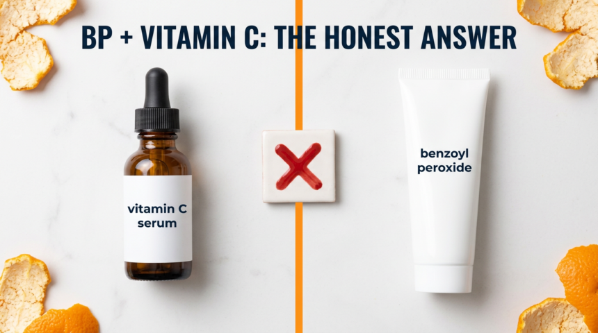 benzoyl peroxide with vitamin c-serum