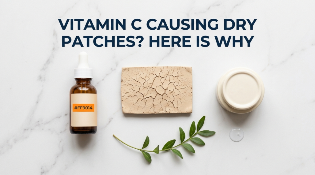 vitamin c serum causing dry patches